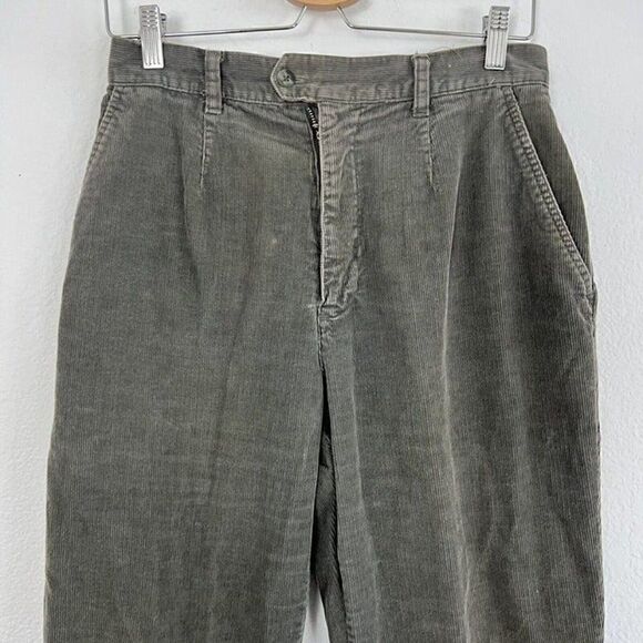 Northern Refections Straight Leg Womens Grey Corduroy Trouser Pants Size Medium - Picture 3 of 11